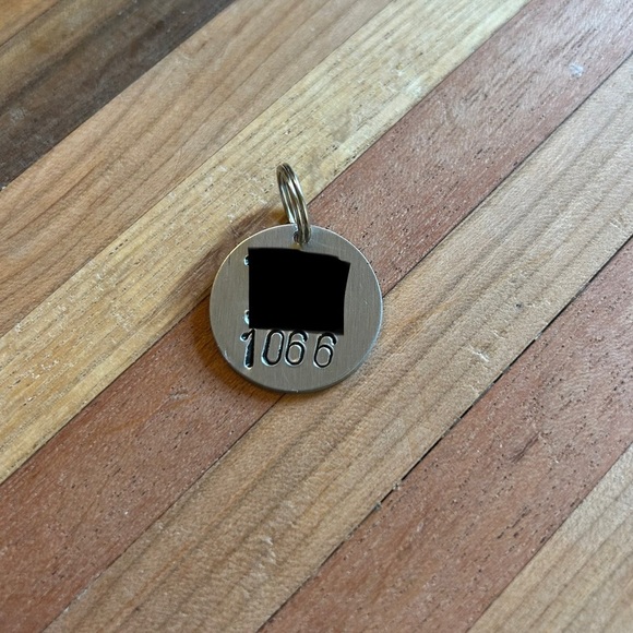 *PERSONALIZED* Hand Stamped Custom Dog Name Tag - Picture 6 of 7